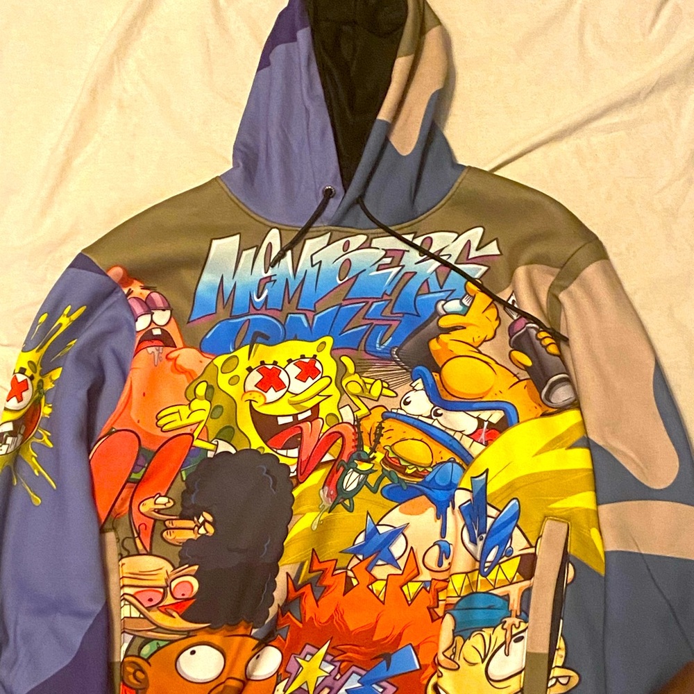 new with tag members only Nickelodeon pullover jacket size xl